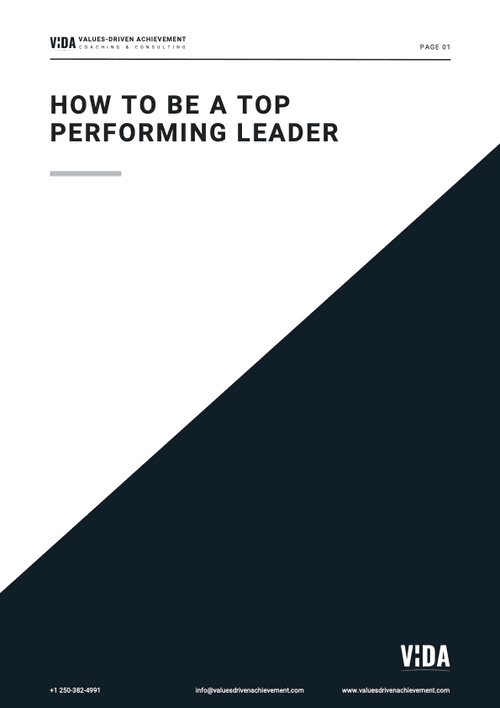 Cover Image - How to be a Top Performing Leader